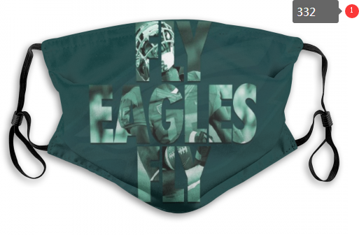 NFL Philadelphia Eagles #2 Dust mask with filter->nfl dust mask->Sports Accessory
